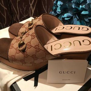 Gucci Women's Platform Clog Sandals